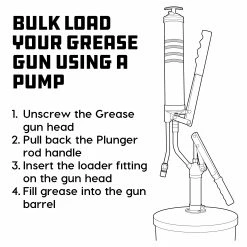 Powerbuilt Mini Pistol Grip Grease Gun - 648755 -Powerbuilt Tools Store Online 648755 07