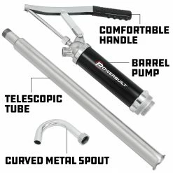 Powerbuilt Lever Action Barrel Pump - 648770 -Powerbuilt Tools Store Online 648770 02
