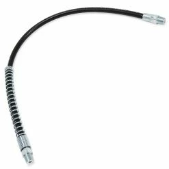 Powerbuilt 18 in. Heavy-Duty Grease Gun Flex Hose with Spring Protector