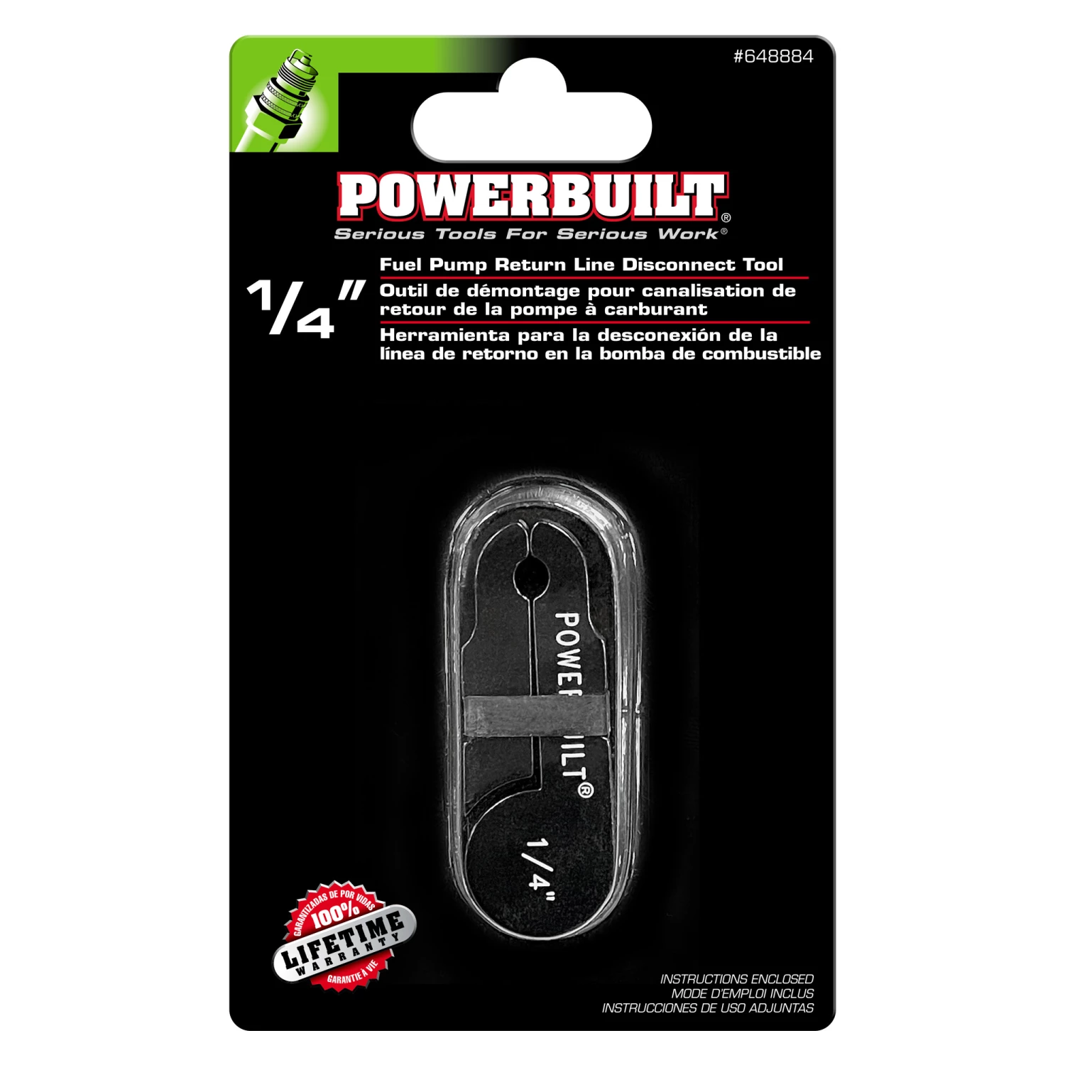 Powerbuilt 1/4 in. Fuel Pump Return Line Disconnect Tool - 648884 3 Powerbuilt 1/4 in. Fuel Pump Return Line Disconnect Tool - 648884 - Image 3