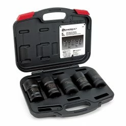 Powerbuilt 5 Piece Master Budd Wheel Socket Kit - 648993 7 Powerbuilt 5 Piece Master Budd Wheel Socket Kit - 648993 -Powerbuilt Tools Store Online 648993 case