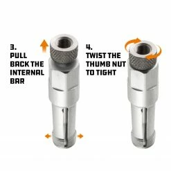 Powerbuilt 18mm Back Tap Spark Plug Thread Repair Tool - 691381 -Powerbuilt Tools Store Online 691381 03