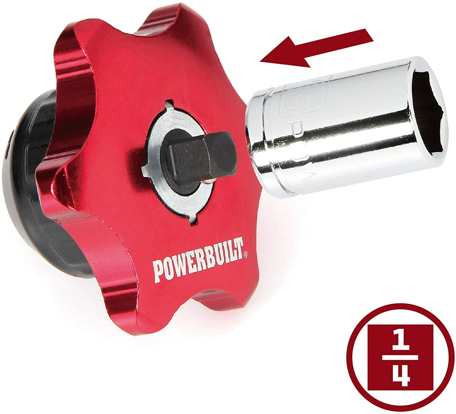 Powerbuilt 1/4-Inch Drive 2 in 1 Thumb Ratchet 2 Powerbuilt 1/4-Inch Drive 2 in 1 Thumb Ratchet - Image 2