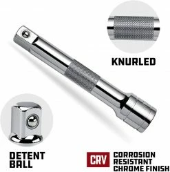 Powerbuilt 3/8" Dr.4 Piece Extension Bar Set 1-3/4", 3", 6", 8" bars - 640844 -Powerbuilt Tools Store Online 71SiLblLvHL. AC SL1500