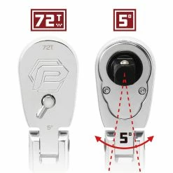 Powerbuilt 1/4 Inch Drive 72 Tooth Sealed Head Flex Ratchet - 649933 10 Powerbuilt 1/4 Inch Drive 72 Tooth Sealed Head Flex Ratchet - 649933 -Powerbuilt Tools Store Online 72t20flex20head20ratchet 01 1