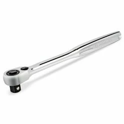 Powerbuilt 1/2 Inch Drive72 Tooth Pro Tech Ratchet with Contour Handle - 649970