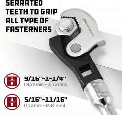 Powerbuilt 2 Piece Spring-Loaded Auto Size Adjusting Crowfoot Wrench Set, Universal Wrench , Multi-Size Wrench, Self-Adjusting Wrench, Pow -Powerbuilt Tools Store Online 81TMF9d5a6L. AC SL1500