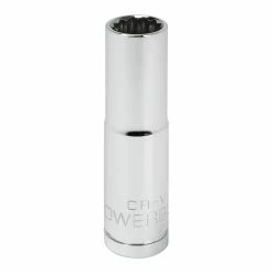Powerbuilt Tools Store Online 19 Powerbuilt 3/8 in. Drive x 11mm 12 Point Metric Deep Socket - 940061