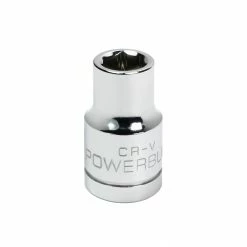 Powerbuilt 1/2 in. Drive x 7/16 in. 6 Point Socket - 940074