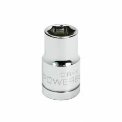 Powerbuilt 1/2 in. Drive x 1/2 in. 6 Point Socket - 940075
