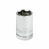 Powerbuilt 1/2-Inch Drive 6 Point SAE Socket 11/16-Inch
