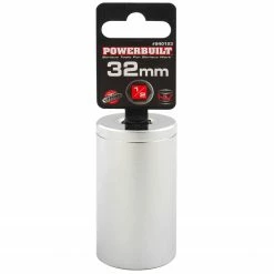 Powerbuilt 1/2 Inch Drive 32 MM 6 Point Deep Socket - 940123 -Powerbuilt Tools Store Online 940123v1