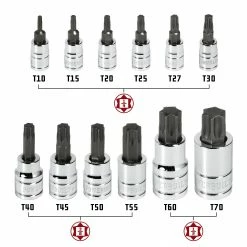 Powerbuilt 13 Piece Star Bit Socket Set - 940146 -Powerbuilt Tools Store Online 940146 02