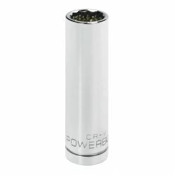 Powerbuilt 1/2 in. Drive x 15mm 12 Point Deep Socket - 940156