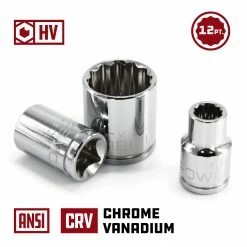 Powerbuilt 10 Pc. 3/8 in. Drive Metri Socket Set, Socket Rail - 940177 -Powerbuilt Tools Store Online 940177 03