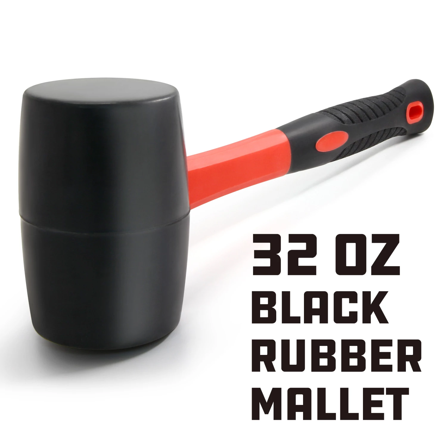 Powerbuilt 32 Ounce Rubber Mallet - 940195 2 Powerbuilt 32 Ounce Rubber Mallet - 940195 - Image 2