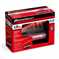 Powerbuilt 10 Piece SAE T-Handle Hex Key Wrench Set - 940201 -Powerbuilt Tools Store Online 940201 05