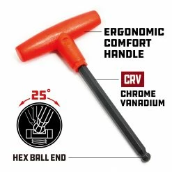 Powerbuilt 10 Piece Metric T-Handle Hex Key Wrench Set - 940202 -Powerbuilt Tools Store Online 940202 03