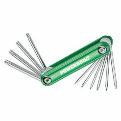 Powerbuilt 10 Pc. Aluminum Folding Star Hex Key, T6 to T30 - 940786