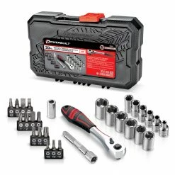 Powerbuilt 30 Pc. 1/4 in. Drive Metric Socket Set - 940836