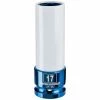 Powerbuilt 1/2-in. Dr. 17mm Lug Nut Socket with Wheel Protector Sleeve - 941039