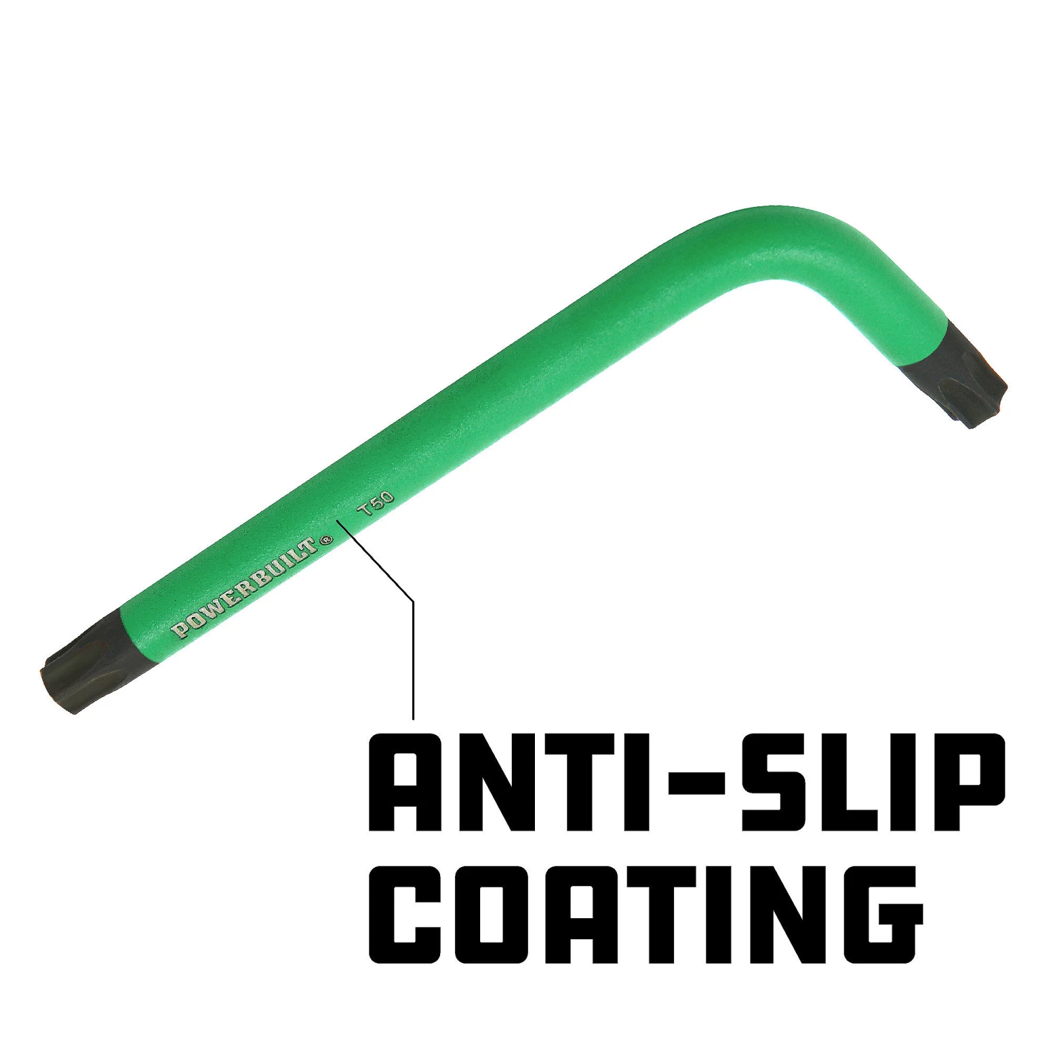 Powerbuilt 9 Piece Short Arm Tamper-Proof Torx Key Wrench Set - 941071 5 Powerbuilt 9 Piece Short Arm Tamper-Proof Torx Key Wrench Set - 941071 - Image 5