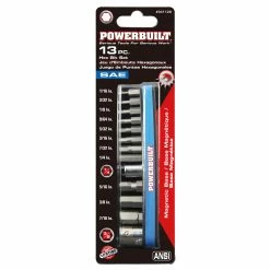 Powerbuilt 13 Piece SAE Hex Bit Set with Magnetic Holder, 1/16" to 1/4" - 941128 -Powerbuilt Tools Store Online 941128 04