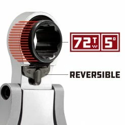 Powerbuilt 8 Size In 1 SAE Reversible Flex-Head Ratcheting Wrench, 941153 -Powerbuilt Tools Store Online 941153 4 03