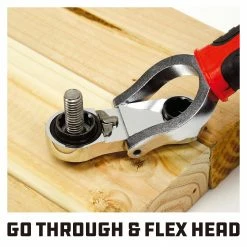 Powerbuilt 8 Size In 1 SAE Reversible Flex-Head Ratcheting Wrench, 941153 -Powerbuilt Tools Store Online 941153 4 04
