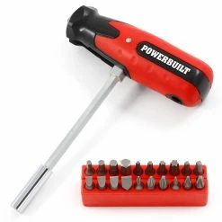 Powerbuilt 21 Pc. T-Handle Bit Driver Set, 3X Torque, 941161