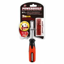 Powerbuilt 21 Pc. T-Handle Bit Driver Set, 3X Torque, 941161 -Powerbuilt Tools Store Online 941161 04