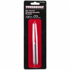 Powerbuilt Pin Punch - 1/16" X 1/4" X 4" - 941235