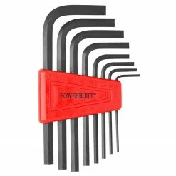 Powerbuilt 8 Piece Metric Short Arm Hex Key With Holder - 941245 -Powerbuilt Tools Store Online 941245v3