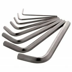 Powerbuilt 8 Piece SAE Short Arm Hex Key Wrench With Holder, 1-1/16" to 1/4"