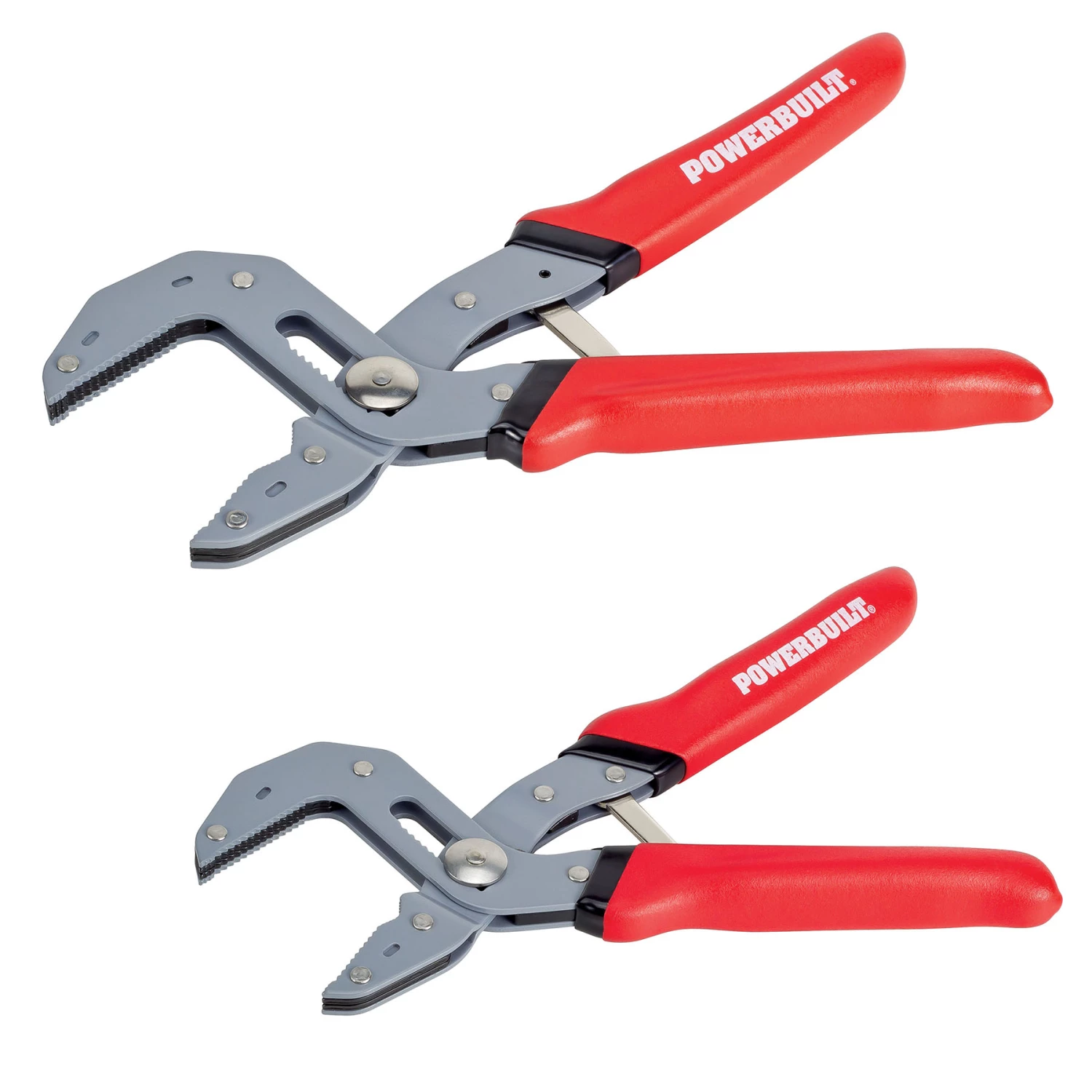 Powerbuilt 2 Piece Self-Adjusting Power Grip Pliers Set - 240320 1 Powerbuilt 2 Piece Self-Adjusting Power Grip Pliers Set - 240320