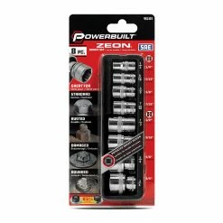 Powerbuilt 8 Piece Zeon SAE Socket Set for Damaged Bolts - 941323 -Powerbuilt Tools Store Online 941323 05
