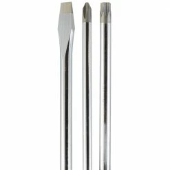 Powerbuilt 50 Piece Screwdriver Bit Driver Set Chrome Vanadium Shafts - 941512 -Powerbuilt Tools Store Online 941512 close up20