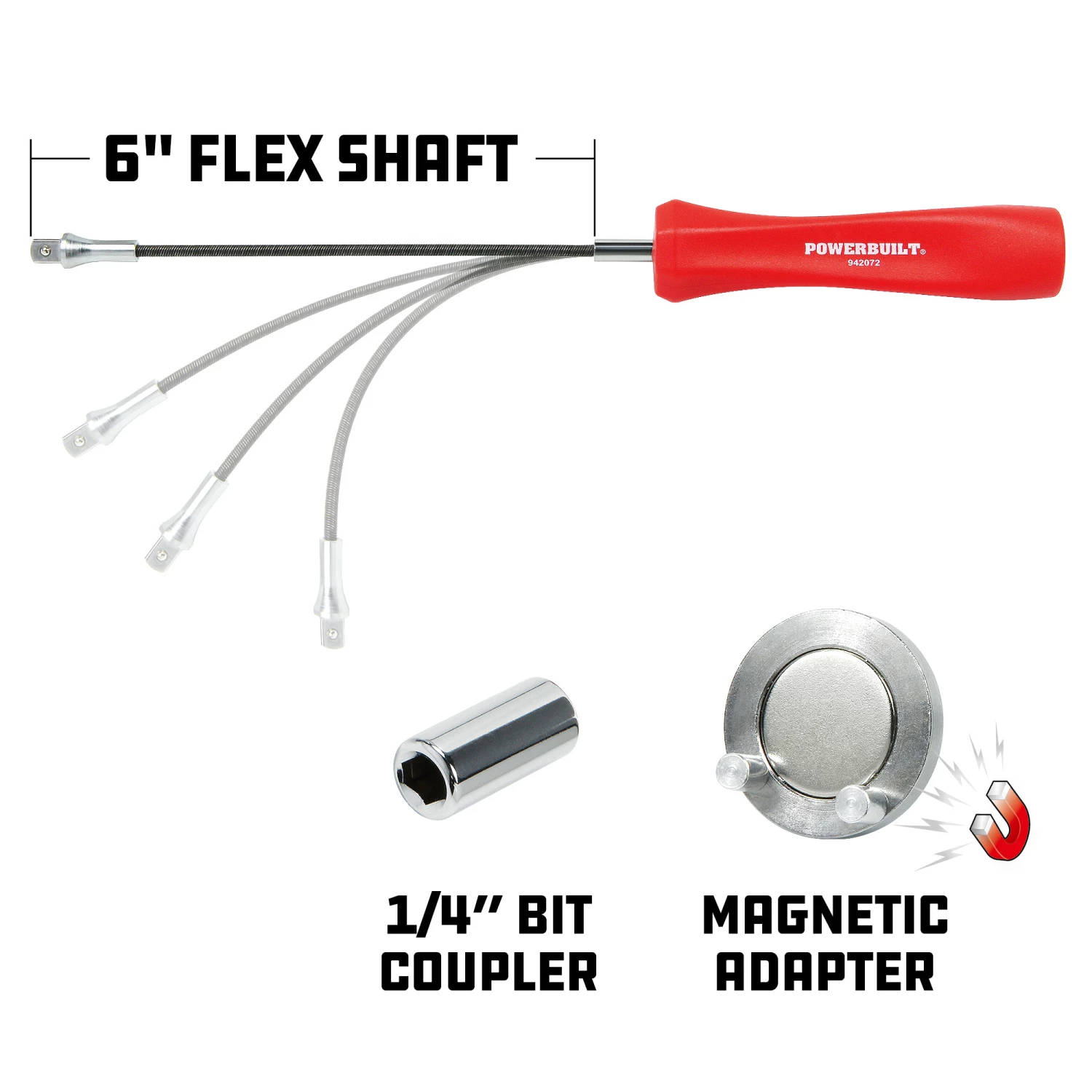 Powerbuilt Magnetic Oil Drain Plug Remover Tool - 942072 2 Powerbuilt Magnetic Oil Drain Plug Remover Tool - 942072 - Image 2