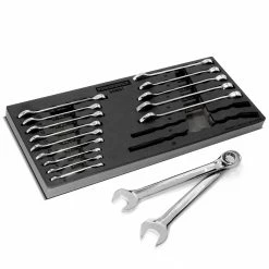 Powerbuilt 16 Piece Pro Tech Metric Combination Wrench Set - 949001