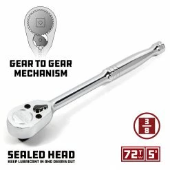 Powerbuilt 54 Piece Pro Tech 3/8 in. Dr. SAE & Metric Socket Set - 949005 -Powerbuilt Tools Store Online 949005 04 a