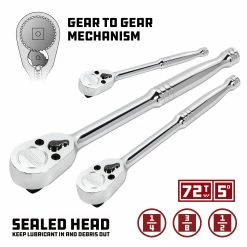 Powerbuilt Pro Tech 16 Pc. Ratchets & Socket Drive Tool Accessories Set - 949009 13 Powerbuilt Pro Tech 16 Pc. Ratchets & Socket Drive Tool Accessories Set - 949009 -Powerbuilt Tools Store Online 949009 03 a