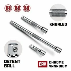 Powerbuilt Pro Tech 16 Pc. Ratchets & Socket Drive Tool Accessories Set - 949009 10 Powerbuilt Pro Tech 16 Pc. Ratchets & Socket Drive Tool Accessories Set - 949009 -Powerbuilt Tools Store Online 949009 05