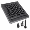 Powerbuilt 40 Piece 3/8 Inch Drive 6 Point SAE & Metric Pro Tech Impact Socket Set - 949011