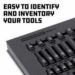 Powerbuilt 40 Piece 3/8 Inch Drive 6 Point SAE & Metric Pro Tech Impact Socket Set - 949011 11 Powerbuilt 40 Piece 3/8 Inch Drive 6 Point SAE & Metric Pro Tech Impact Socket Set - 949011 -Powerbuilt Tools Store Online 949011 05