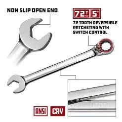 Powerbuilt 11 Piece Pro Tech Metric Reversible Ratcheting Combination Wrench Set - 949016 -Powerbuilt Tools Store Online 949016 03