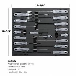 Powerbuilt Pro Tech 17 Piece Master Screwdriver Kit, Deluxe Acetate Handle 7 Powerbuilt Pro Tech 17 Piece Master Screwdriver Kit, Deluxe Acetate Handle -Powerbuilt Tools Store Online 949017 02