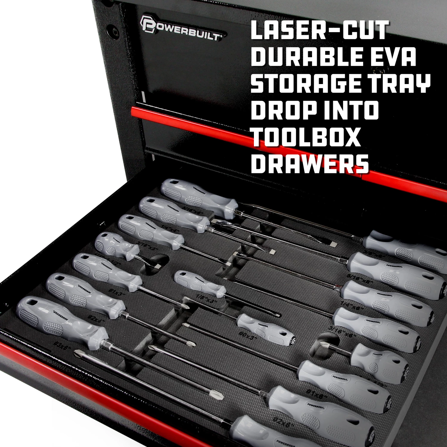 Powerbuilt Pro Tech 17 Piece Master Screwdriver Kit, Deluxe Acetate Handle 4 Powerbuilt Pro Tech 17 Piece Master Screwdriver Kit, Deluxe Acetate Handle - Image 4