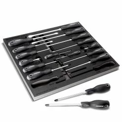 Powerbuilt 17 Pc. Master Screwdriver Set with Double Injection Handles - 949018