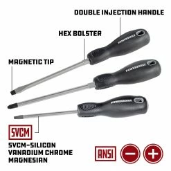 Powerbuilt 17 Pc. Master Screwdriver Set with Double Injection Handles - 949018 -Powerbuilt Tools Store Online 949018 03