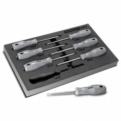 Powerbuilt Pro Tech 7 Piece Torx Screwdriver Set, Deluxe Acetate Handles